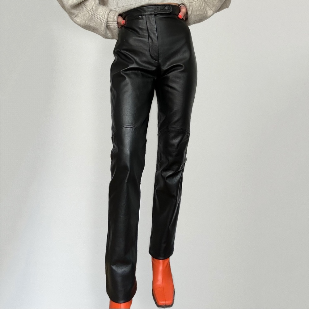 Vintage Wilson’s Leather Pants Black